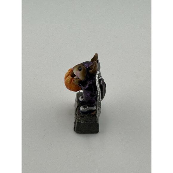 Wee Forest Folk "Is That All?" 2003 Halloween Mouse M-298a A. Petersen Retired - Picture 5 of 9